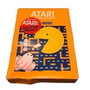 Vintage, Rare, New Factory Sealed Not For Resale ‘81 Pac-Man Atari 2600  CX2646